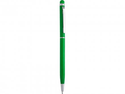 Ручка-стилус металлическая шариковая BAUME, папоротник