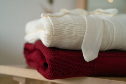 Плед Chess Queen, бордовый