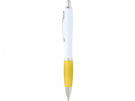 Nash шариковая ручка из переработанной пластмассы - Желтый (синие чернила)