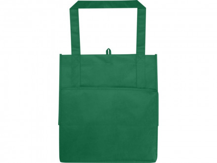 Liberty эко-сумка с прочным днищем объемом 6 л из нетканого материала, переработанного по стандарту GRS, зеленый