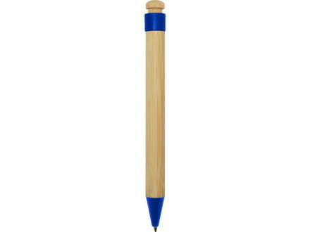 Rattan шариковая ручка из бамбука и переработанной пластмассы - Синий