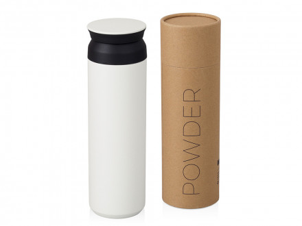Вакуумный термос Powder 500 мл, тубус, белый