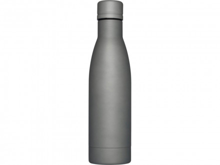 Вакуумная бутылка Vasa c медной изоляцией, серый