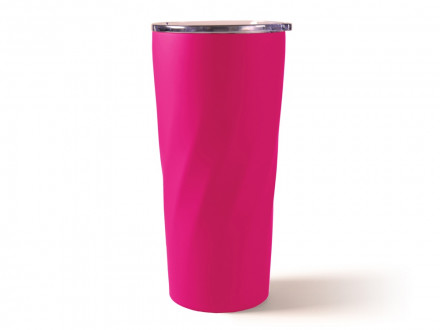 Подарочный набор FAMILY с термосом и термокружкой, розовый