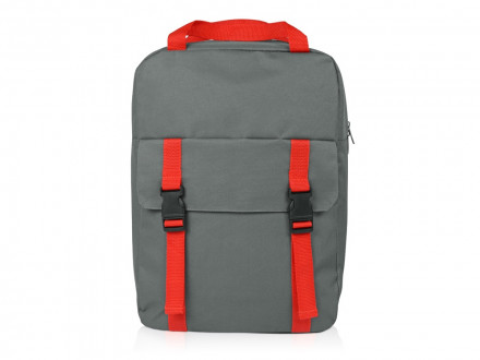 Рюкзак Lock, серый/красный