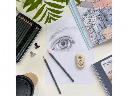 Набор чернографитовых карандашей  Sketch & Art ,12 шт. 2h-9b, металлическая коробка с ложементом