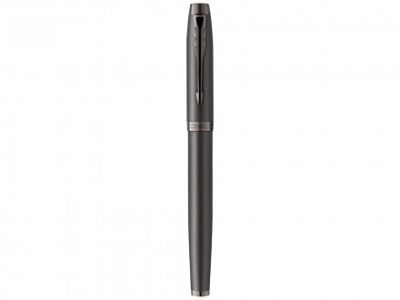 Перьевая ручка Parker IM Monochrome Black, перо:F, цвет чернил: blue, в подарочной упаковке.