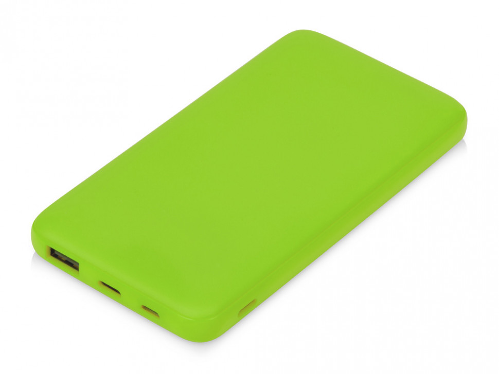 Внешний аккумулятор Powerbank C2, 10000 mAh зеленое яблоко