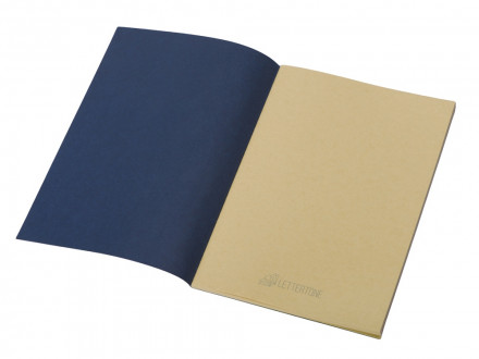 Блокнот Monet, гибкая обложка A5 из моющегося крафта, 32 листа, темно-синий