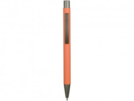 Ручка металлическая soft touch шариковая Tender, коралловый
