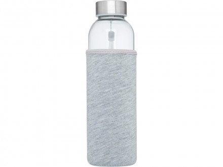 Спортивная бутылка Bodhi из стекла объемом 500 мл, серый