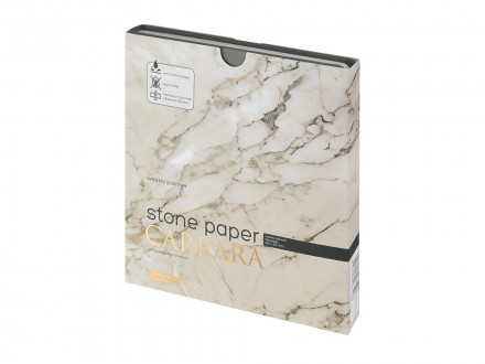 Еженедельник с каменной бумагой А5+ Carrara, серый
