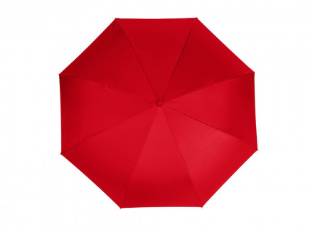 Зонт-трость наоборот Inversa, полуавтомат, красный/серый (Р)