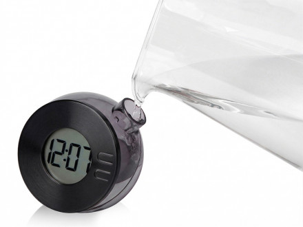 Водяные часы из бамбука Splash Hour, черный