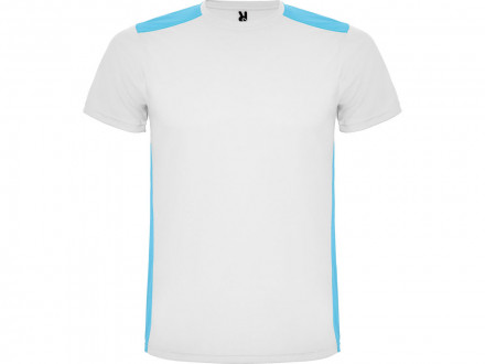 Спортивная футболка Detroit детская, белый/бирюзовый