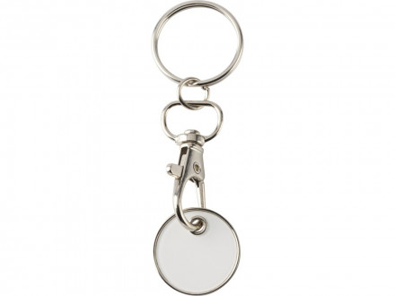 Rory брелок для ключей с монетой для тележки, белый