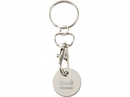 Rory брелок для ключей с монетой для тележки, белый