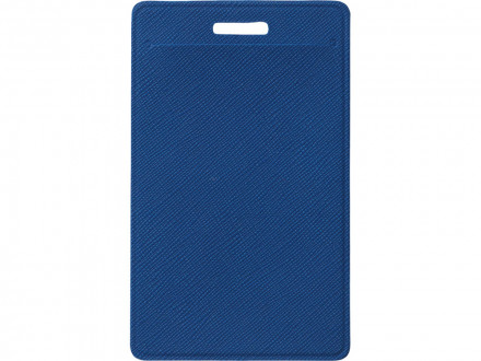 Бейдж с рулеткой-карабин Favor, синий