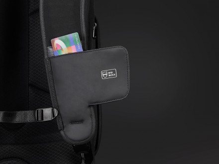 Антикражный рюкзак-трансформер Clickpack Travlo для ноутбука 16, черный