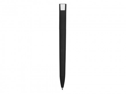 Ручка пластиковая soft-touch шариковая Zorro, черный/белый