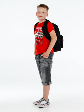 Футболка детская Marvel, красная