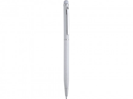 Ручка-стилус металлическая шариковая BAUME, серебристый