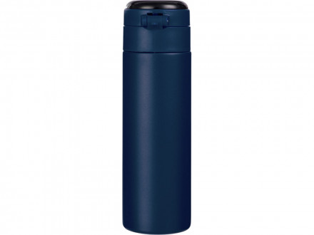 Вакуумная термокружка Waterline с медной изоляцией Bravo, 400 мл, тубус, темно-синий