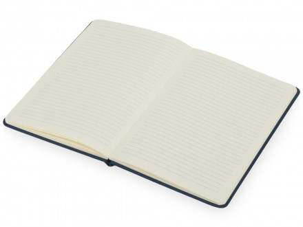 Блокнот Wispy, твердая обложка A5, 64 листа в линейку, темно-синий