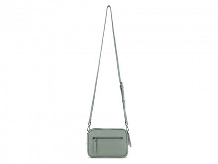 Сумка кросс-боди женская BUGATTI Almata, мятная, полиуретан, 21,5х6х15 см