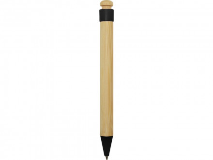 Rattan шариковая ручка из бамбука и переработанной пластмассы - сплошной черный