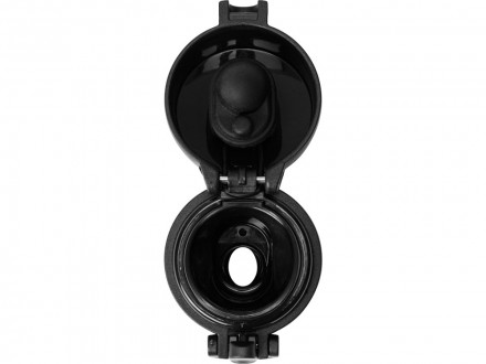 Вакуумная герметичная термокружка Inter, черный, нерж. сталь (Р)