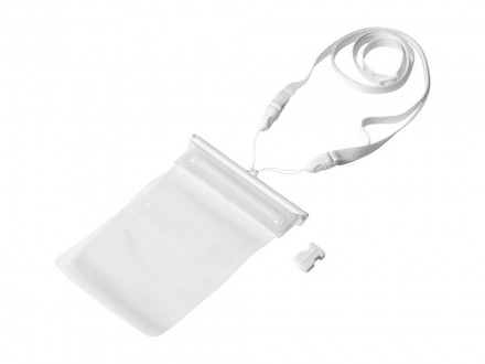 Чехол водонепроницаемый Splash для смартфонов, прозрачный/белый