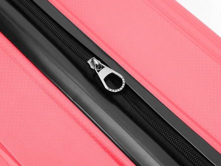 Чемодан TORBER В Отпуск, ярко-розовый, полипропилен, 65,5 х 43,5 х 26 см, 62 л