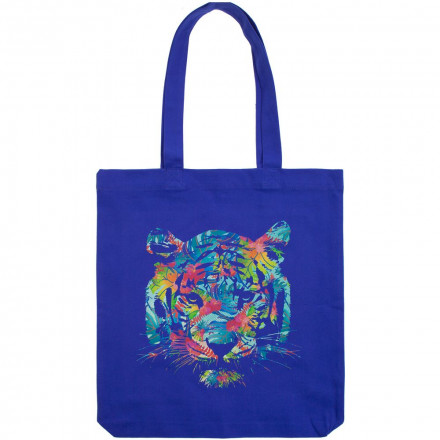Холщовая сумка Jungle Look, ярко-синяя
