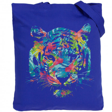 Холщовая сумка Jungle Look, ярко-синяя