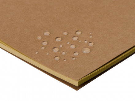 Блокнот Monet, гибкая обложка A5 из моющегося крафта, 32 листа, натуральный