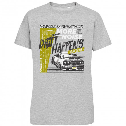Футболка Drift, серый меланж
