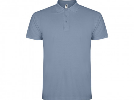 Рубашка поло Star мужская, спокойный синий