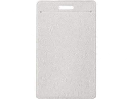 Бейдж с рулеткой-карабин Favor, белый