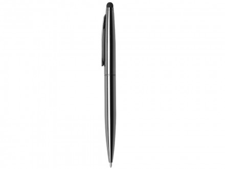 Ручка шариковая металлическая поворотная Glory со стилусом, gun