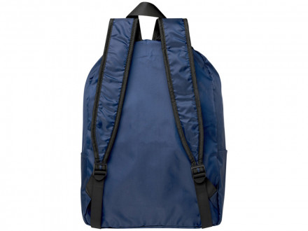 Складной рюкзак EcoFold объемом 15 л из переработанного ПЭТ-пластика - Темно - синий