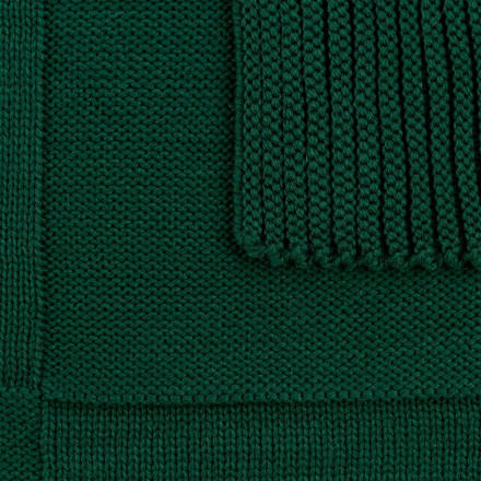 Плед Chess Queen, темно-зеленый