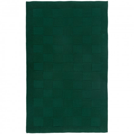 Плед Chess Queen, темно-зеленый