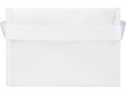 Spectrum нетканая сумка-холодильник, 4 л, на 6 банок, из переработанных материалов, белый