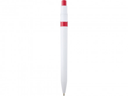 Unica шариковая ручка из переработанной пластмассы - Красный (синие чернила)