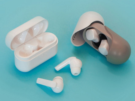 Беспроводные наушники HIPER TWS Smart IoT M1 (HTW-M10) Bluetooth 5.1 гарнитура, Серый (Р)