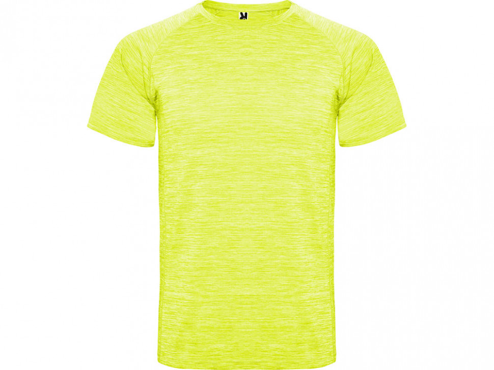 Спортивная футболка Austin мужская, меланжевый неоновый желтый