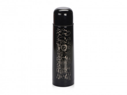 Термос Ямал с чехлом, 500мл, оранжевый