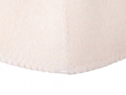 Шапка для бани и сауны Healing, белая