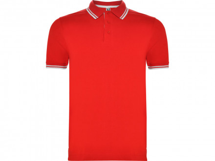 Рубашка поло Montreal мужская, красный/белый